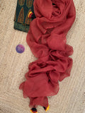 Handblock Ajrakh Cotton Kota Suit