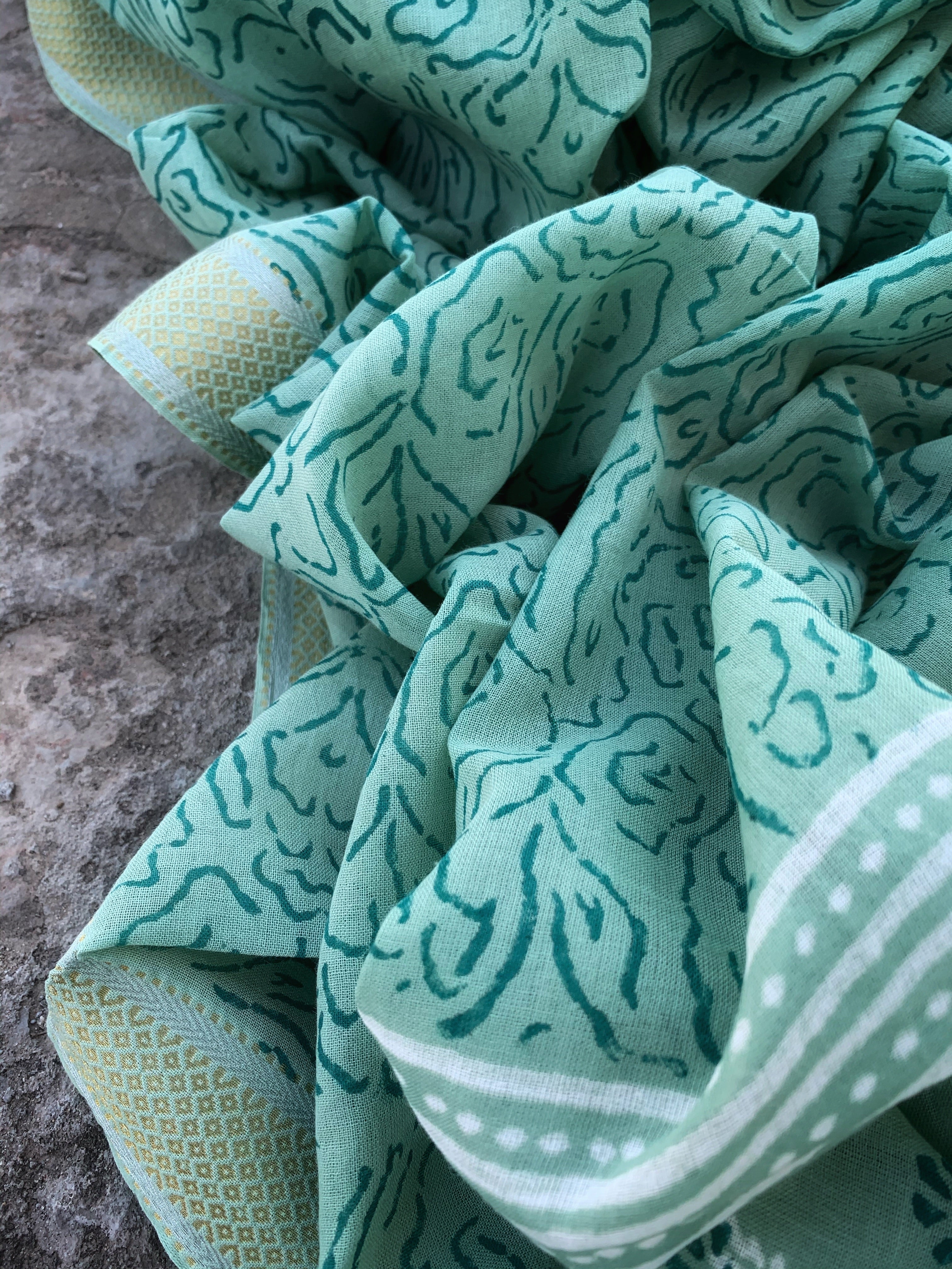 Handblock Cotton Suit