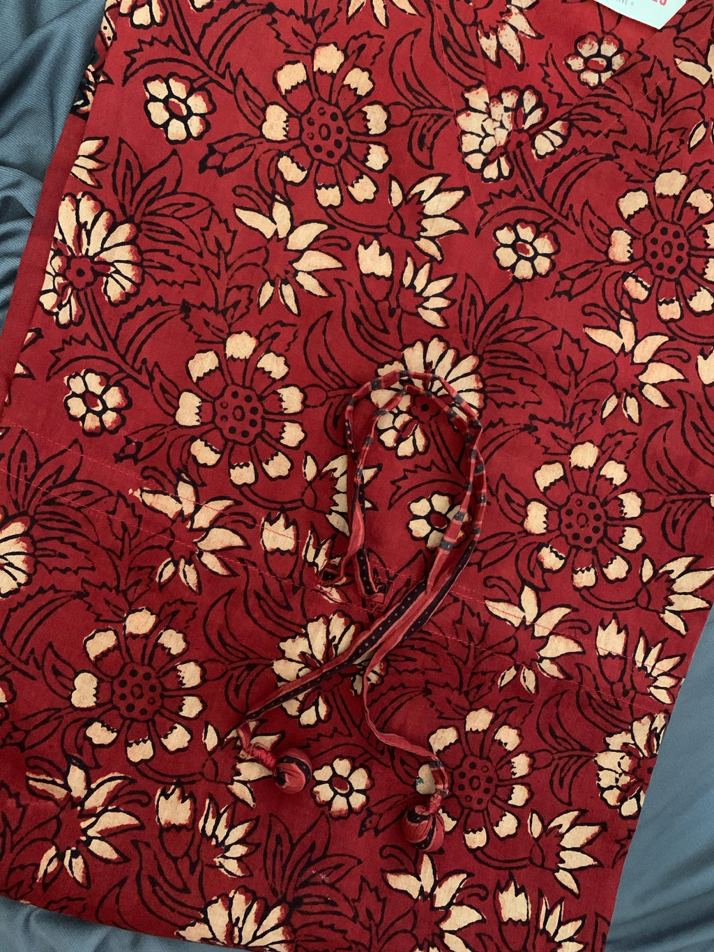 Handcrafted Ajrakh Kaftan Dress