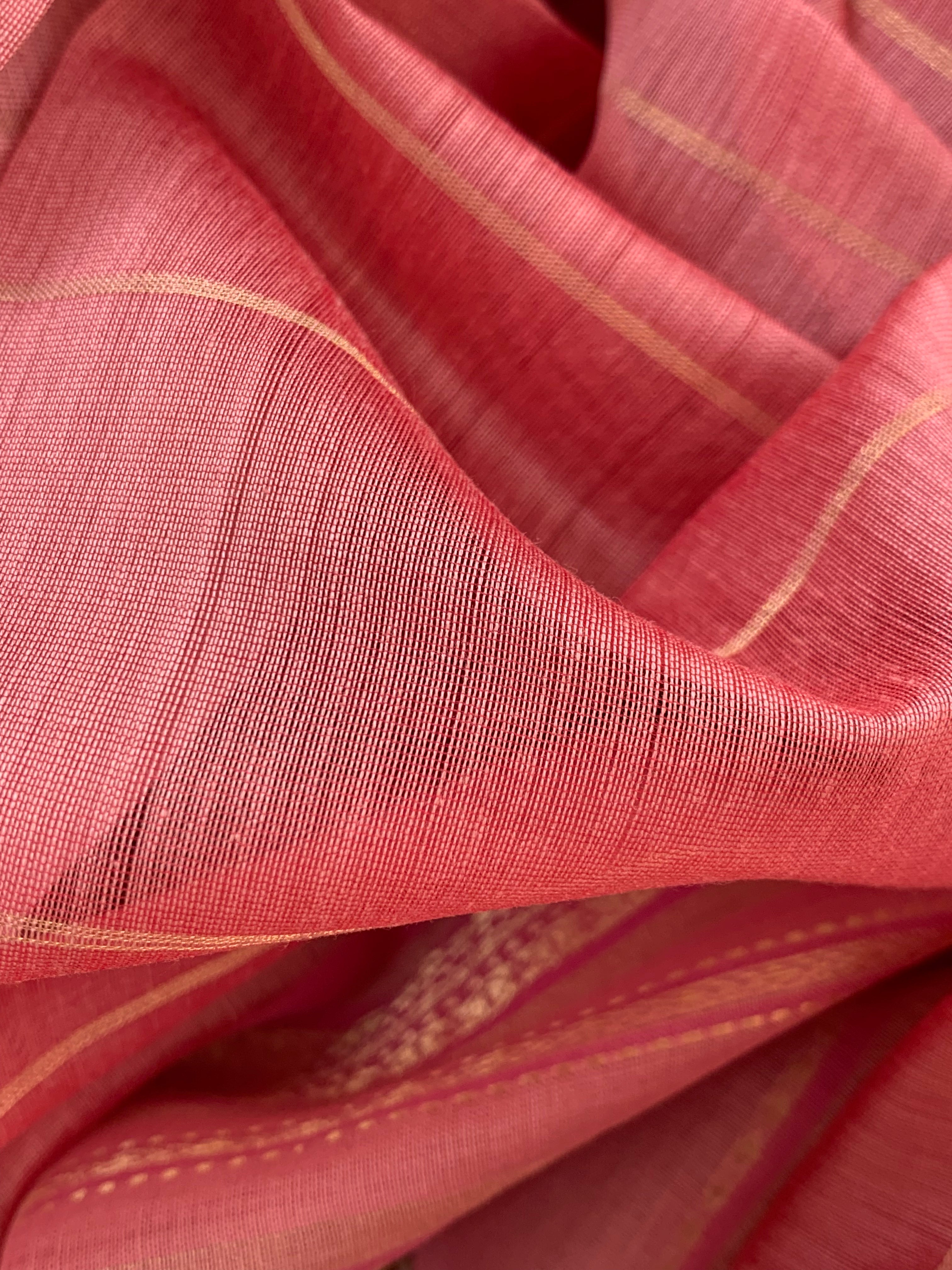 Handwoven Maheshwari Kurta dupatta set