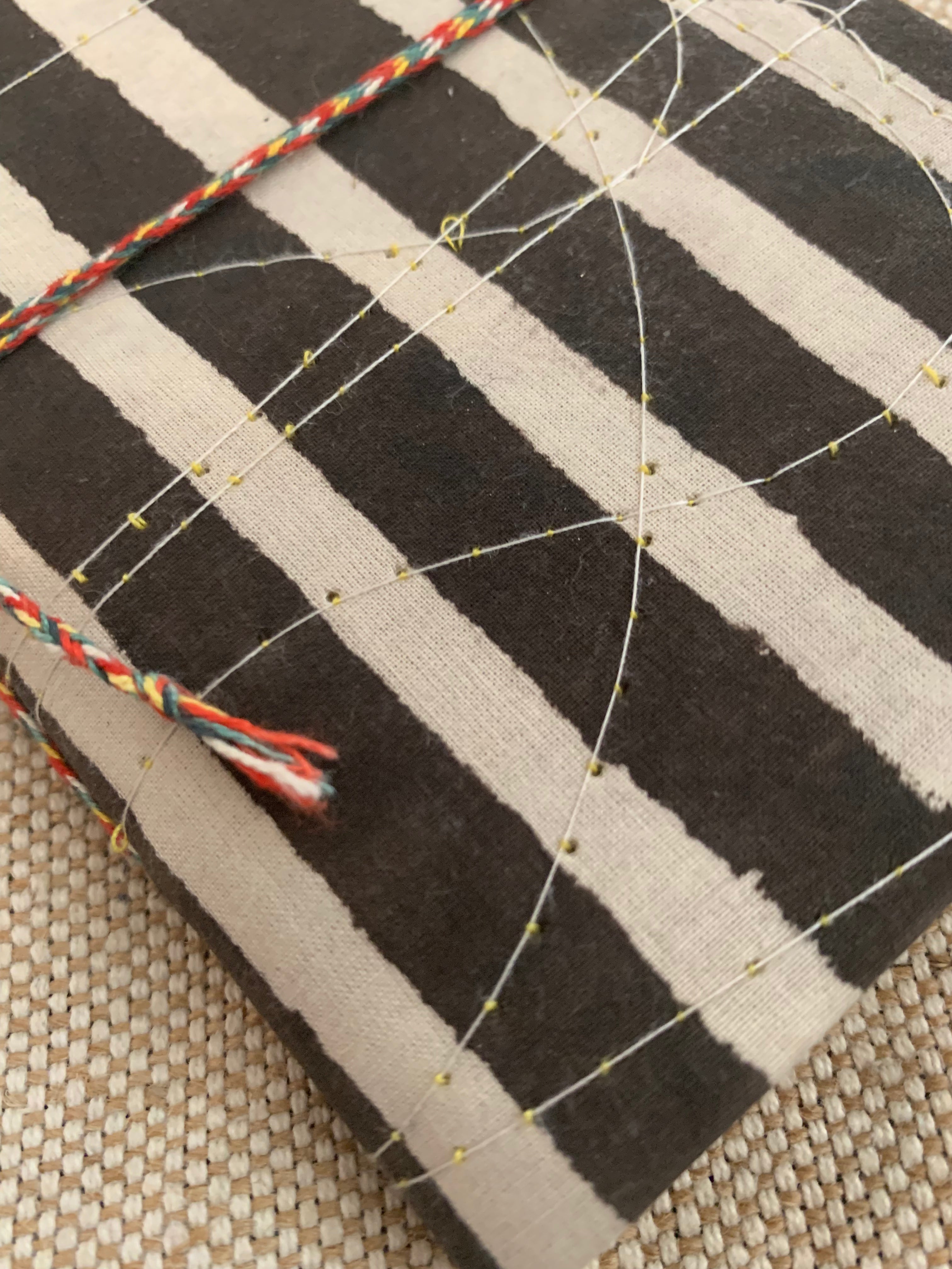 Block Print Fabric Cover Diary