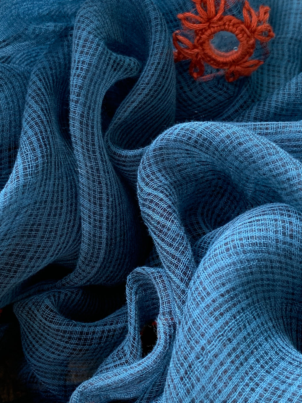 Handblock Ajrakh Cotton Kota Suit