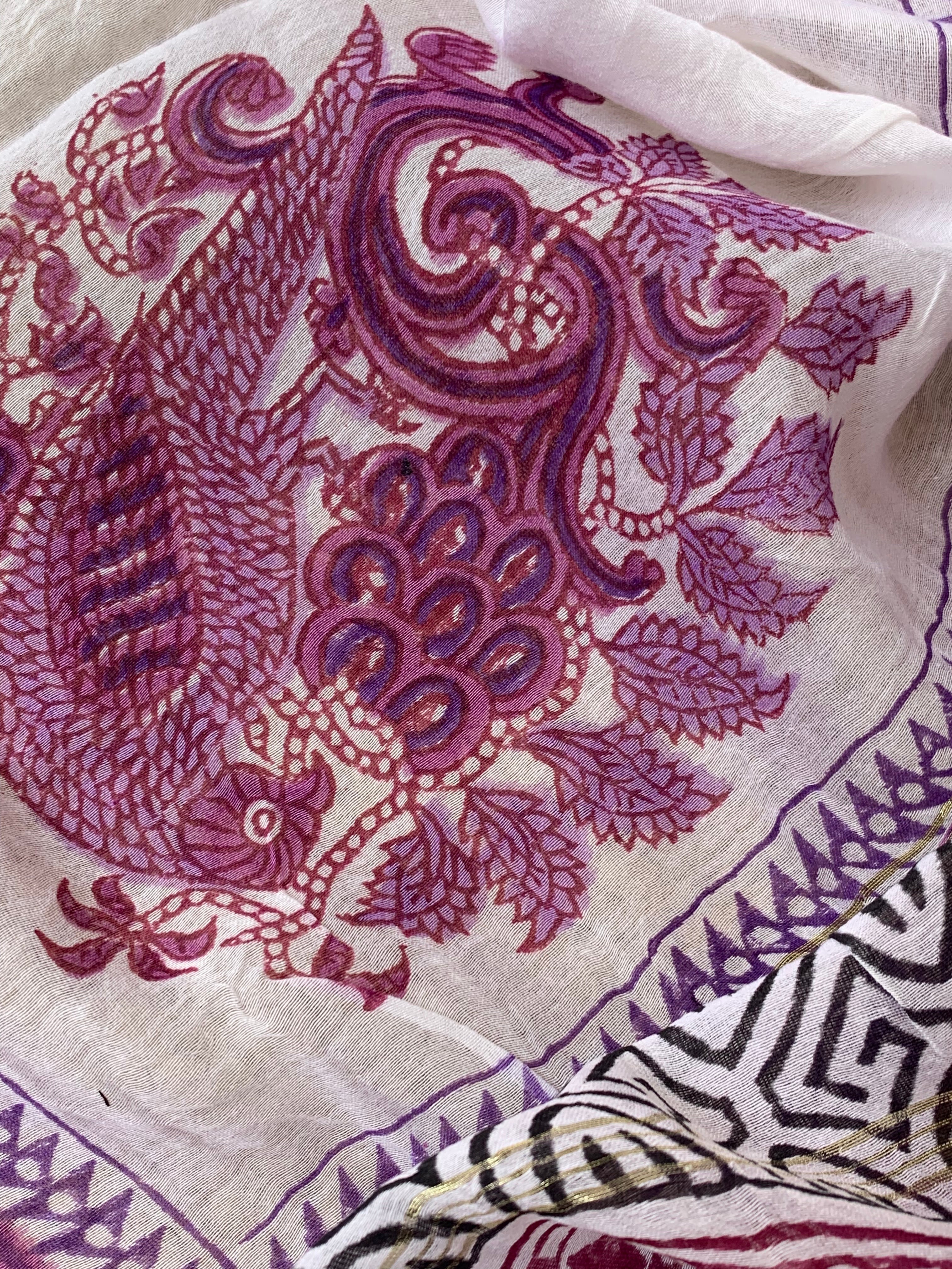 Handcrafted Cotton Chanderi Suit
