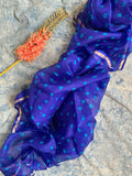 Handcrafted Tie-Dye Silk Kota Doria Dupatta