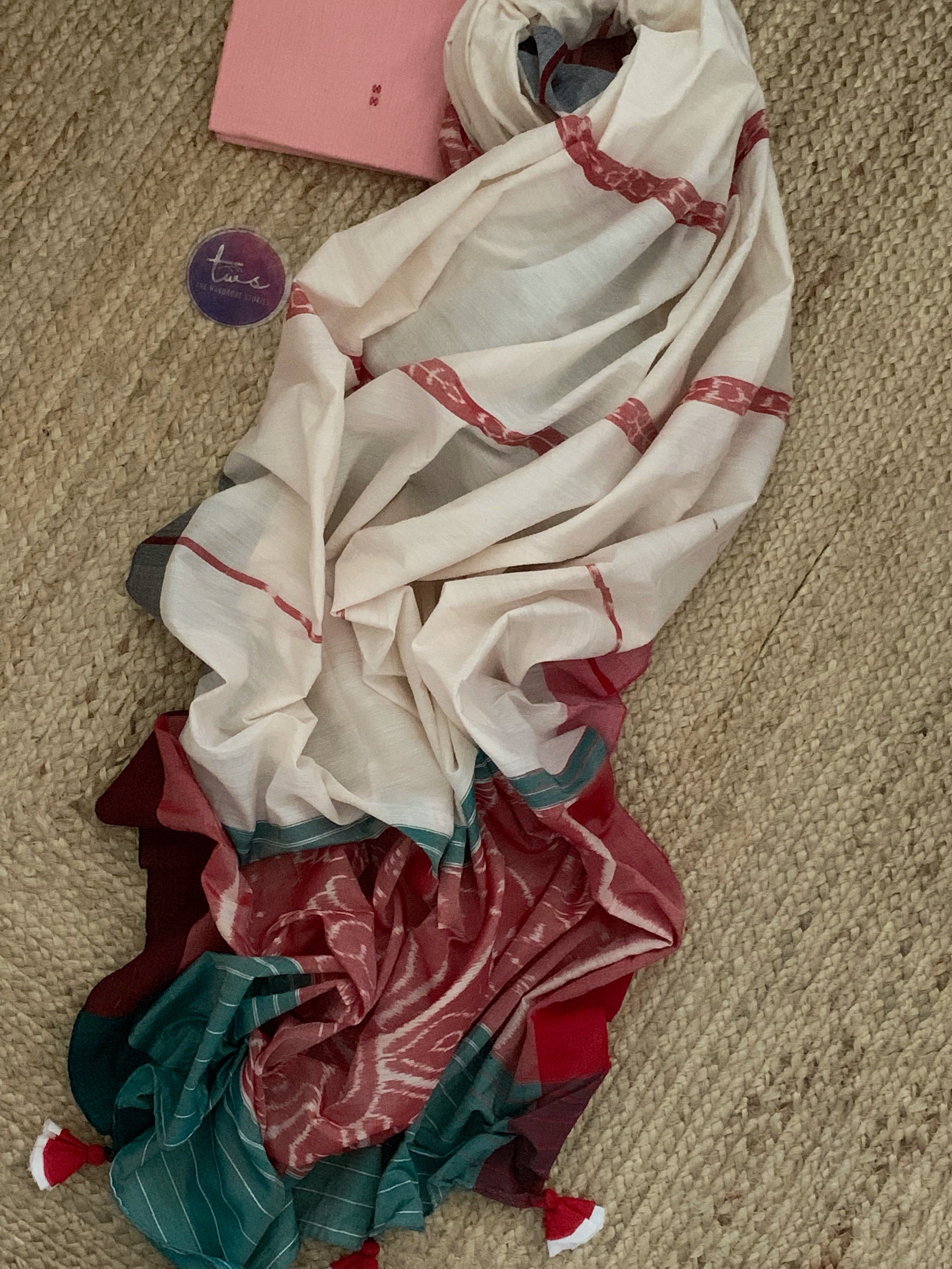 Handwoven Nuapatna Kurta Dupatta Set
