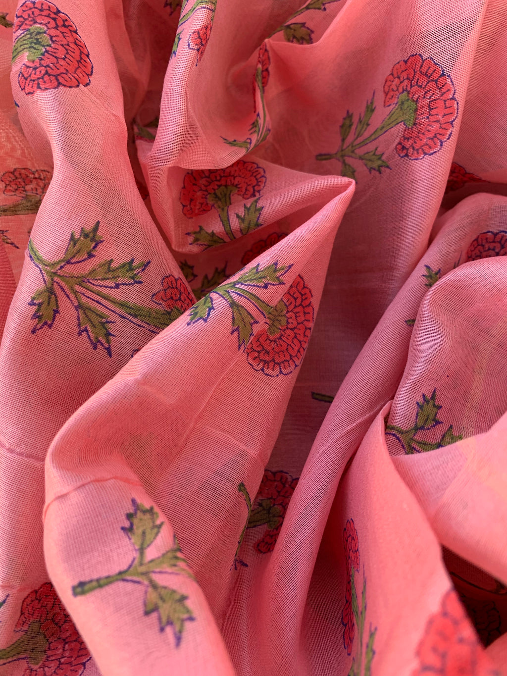Handwoven Maheshwari Kurta dupatta set