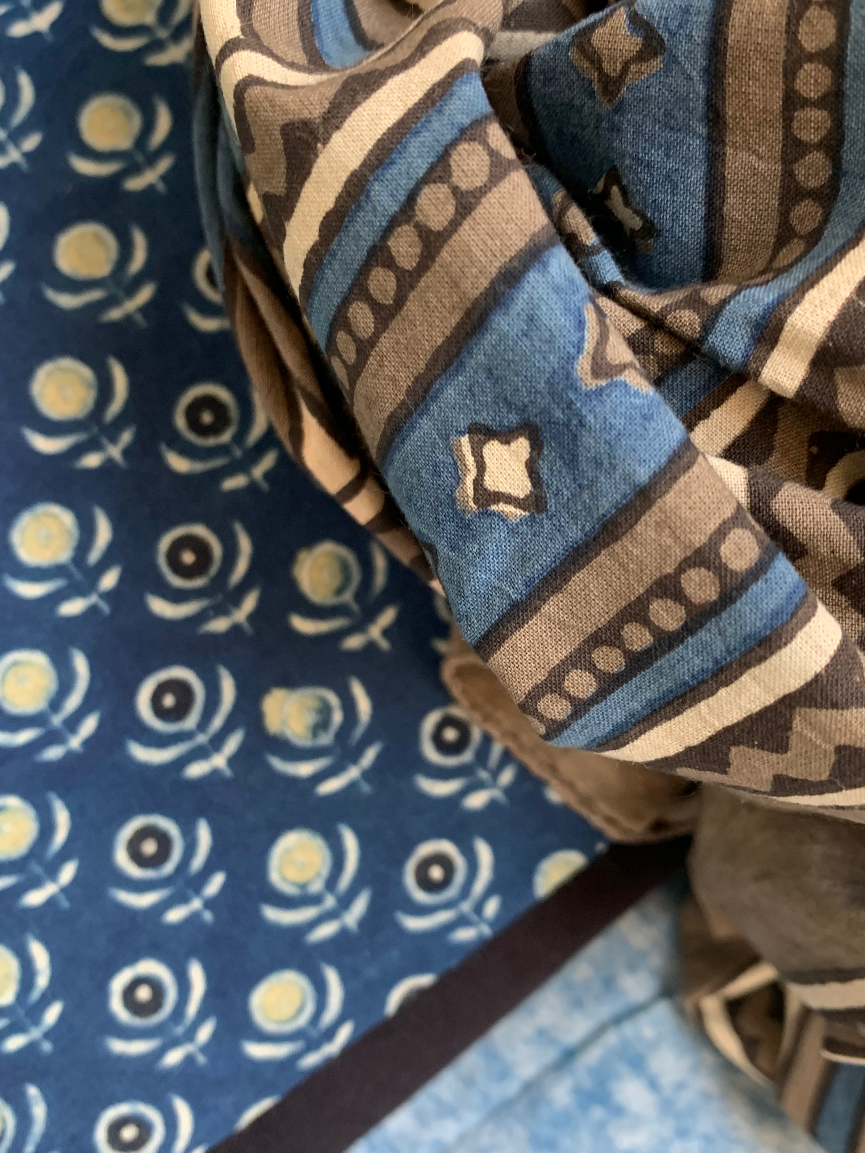 Natural Dyes Handblock Ajrakh Cotton Suit