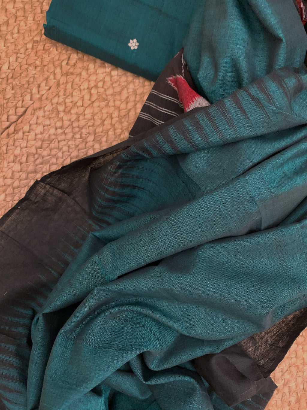Handwoven Nuapatna Kurta Dupatta Set