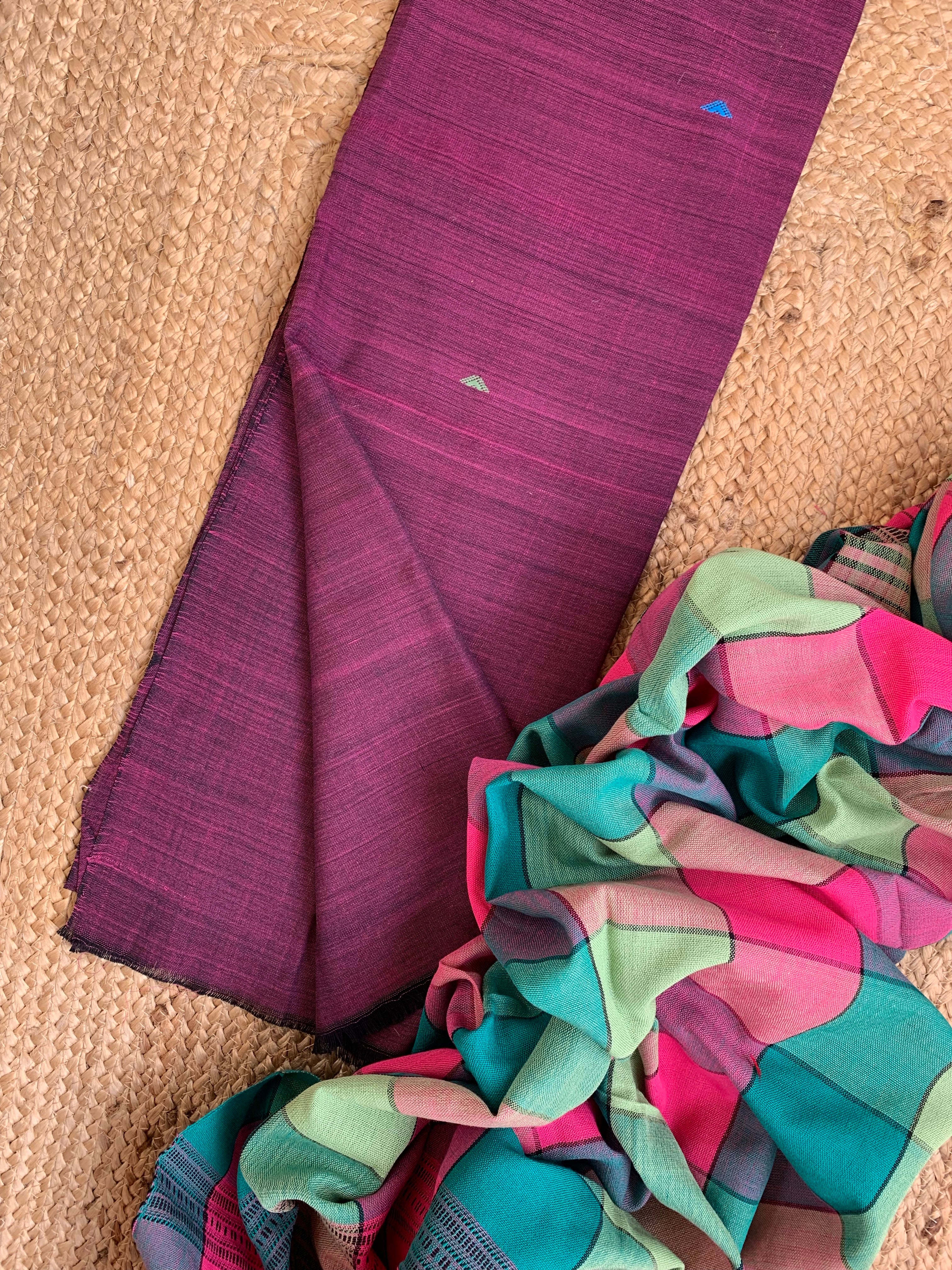 Handwoven Bhujodi Kurta Dupatta Set