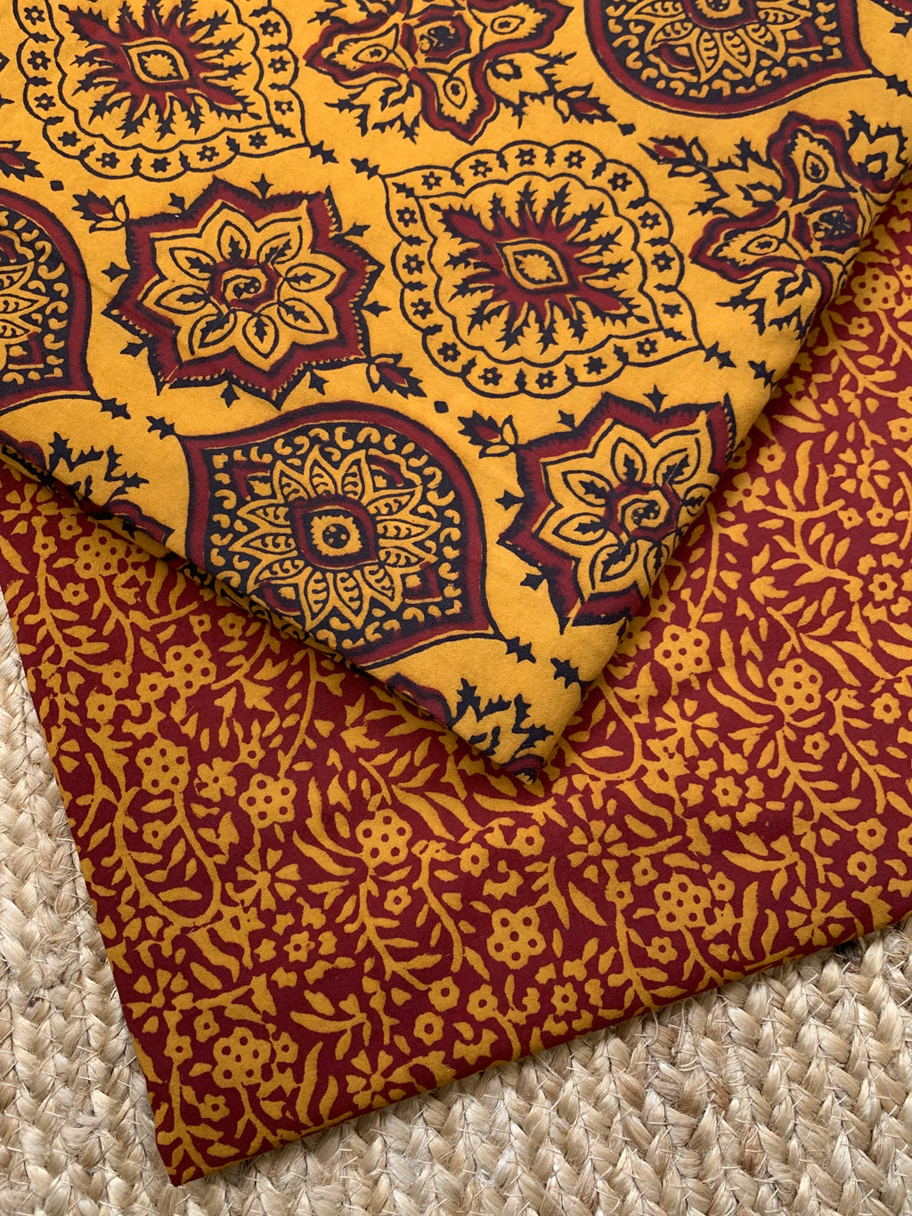 Natural Dyed Bagh Block Print Cotton Suit