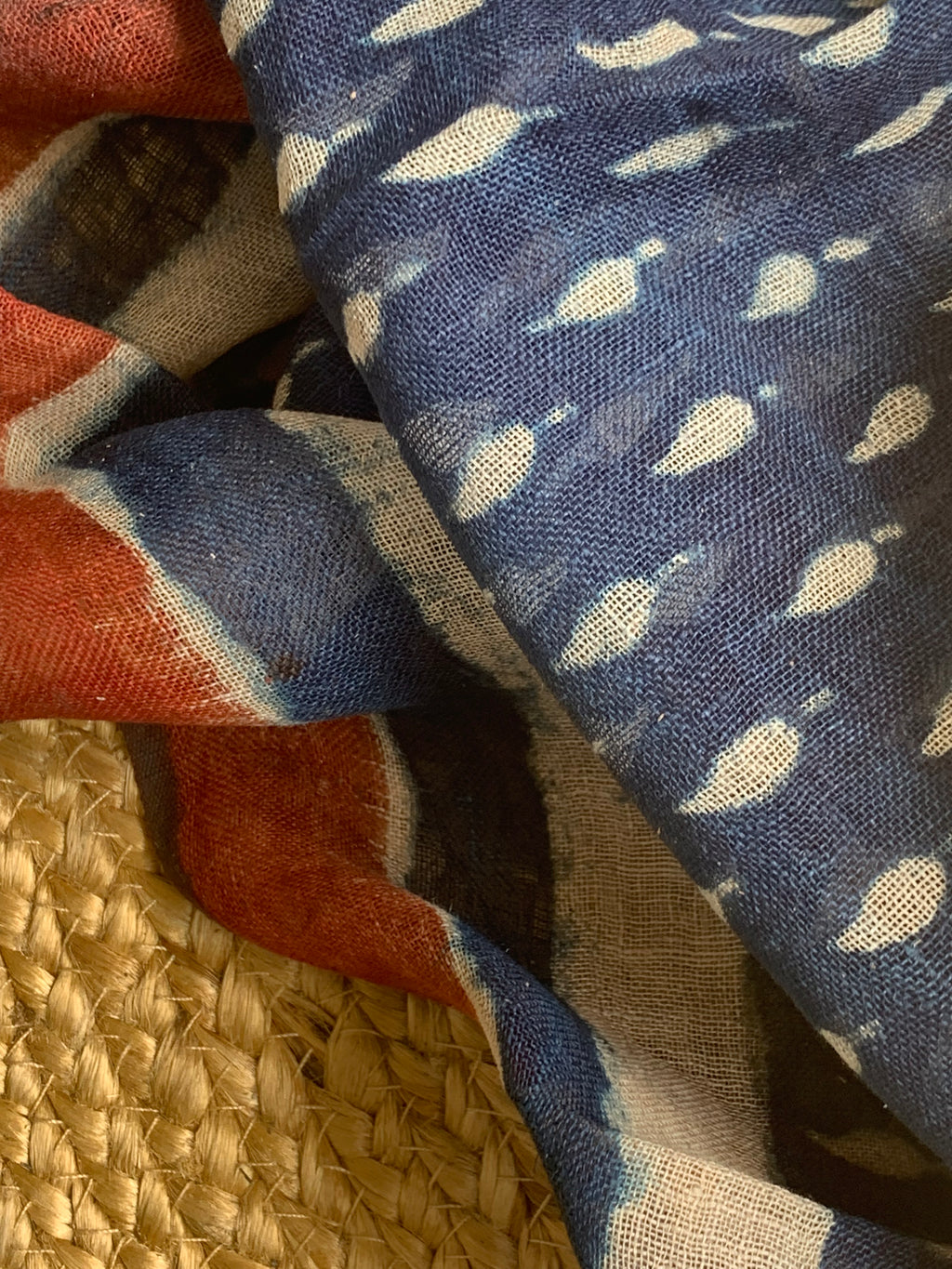 Handcrafted Linen Kurta Dupatta Set