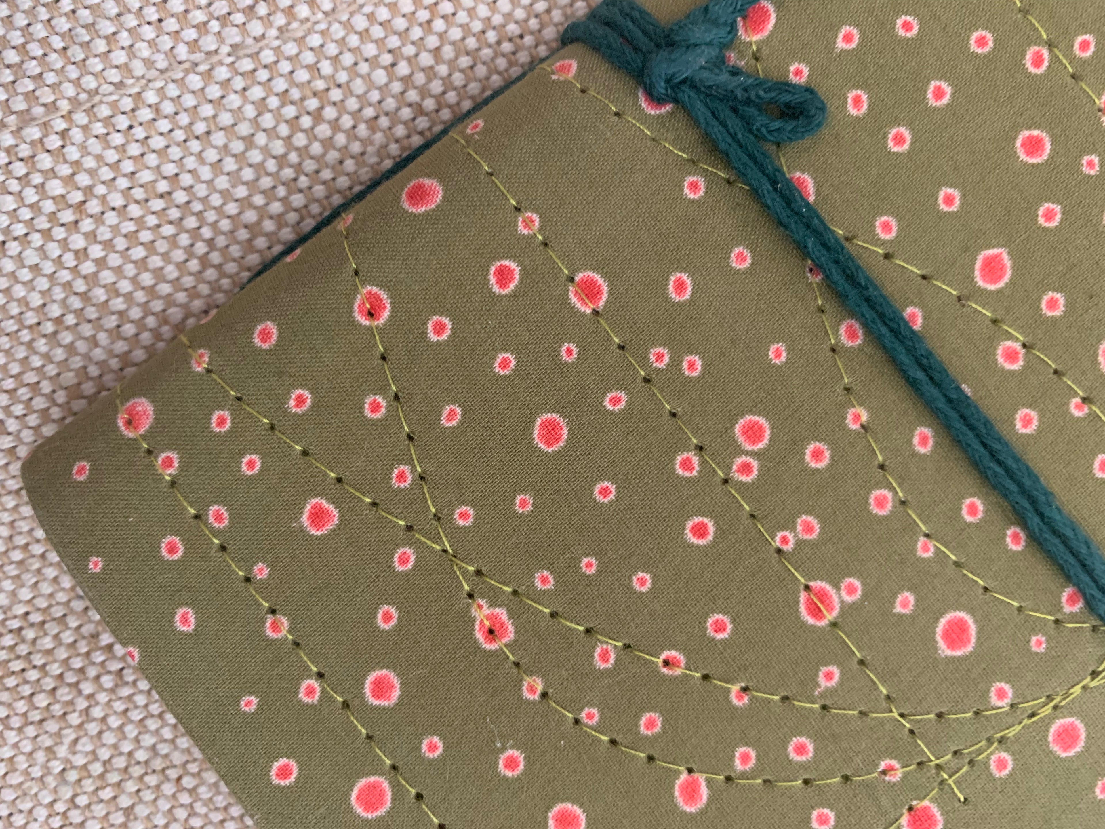 Block Print Fabric Cover Diary