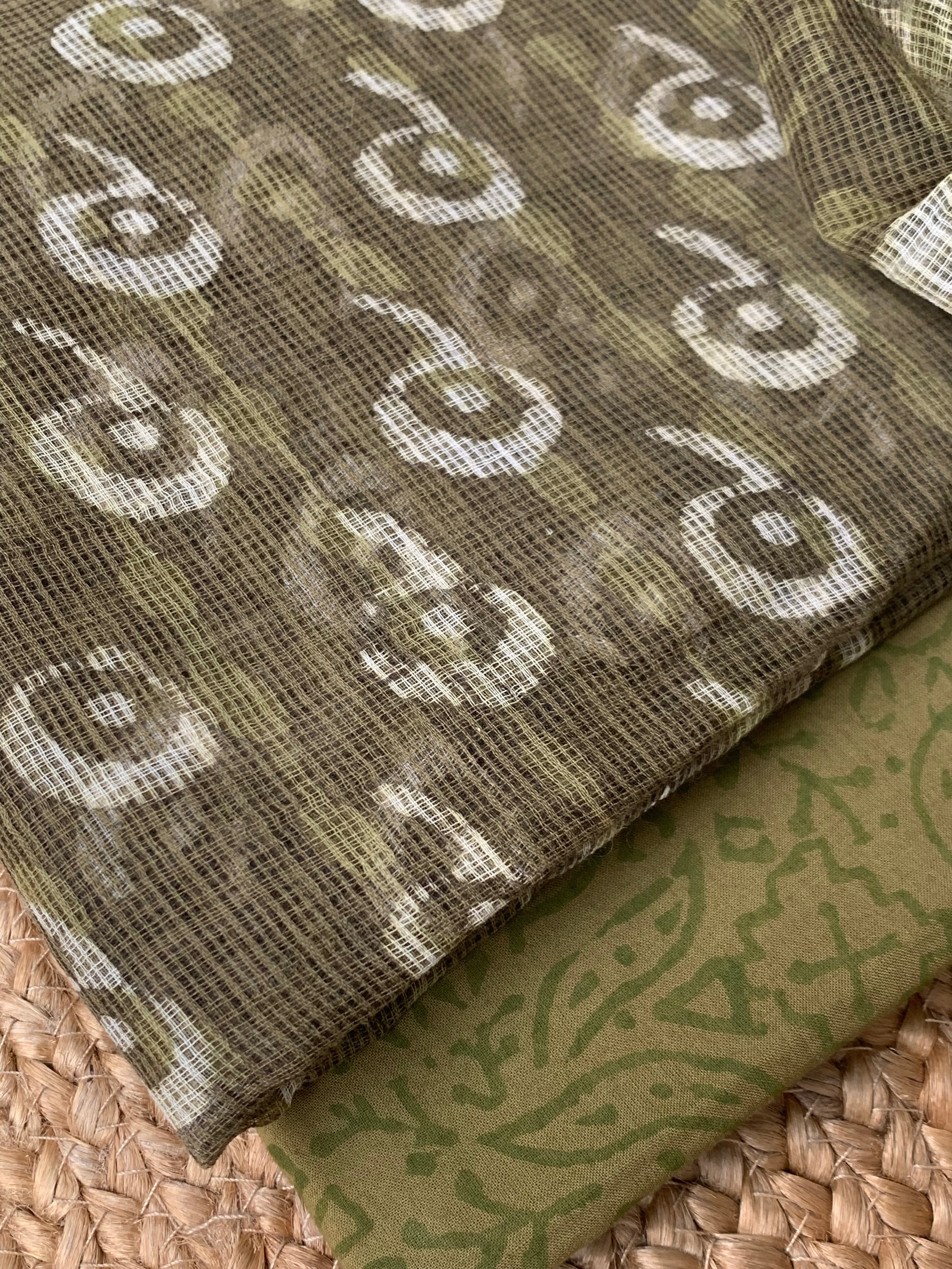 Handblock Kota Cotton Suit