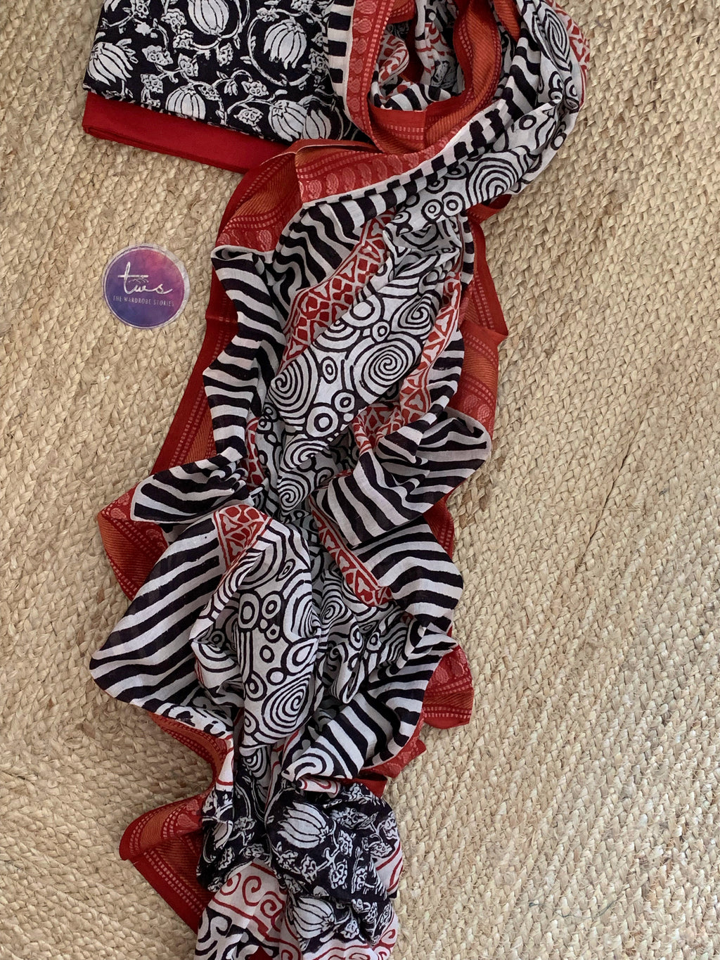 Handblock Cotton Suit
