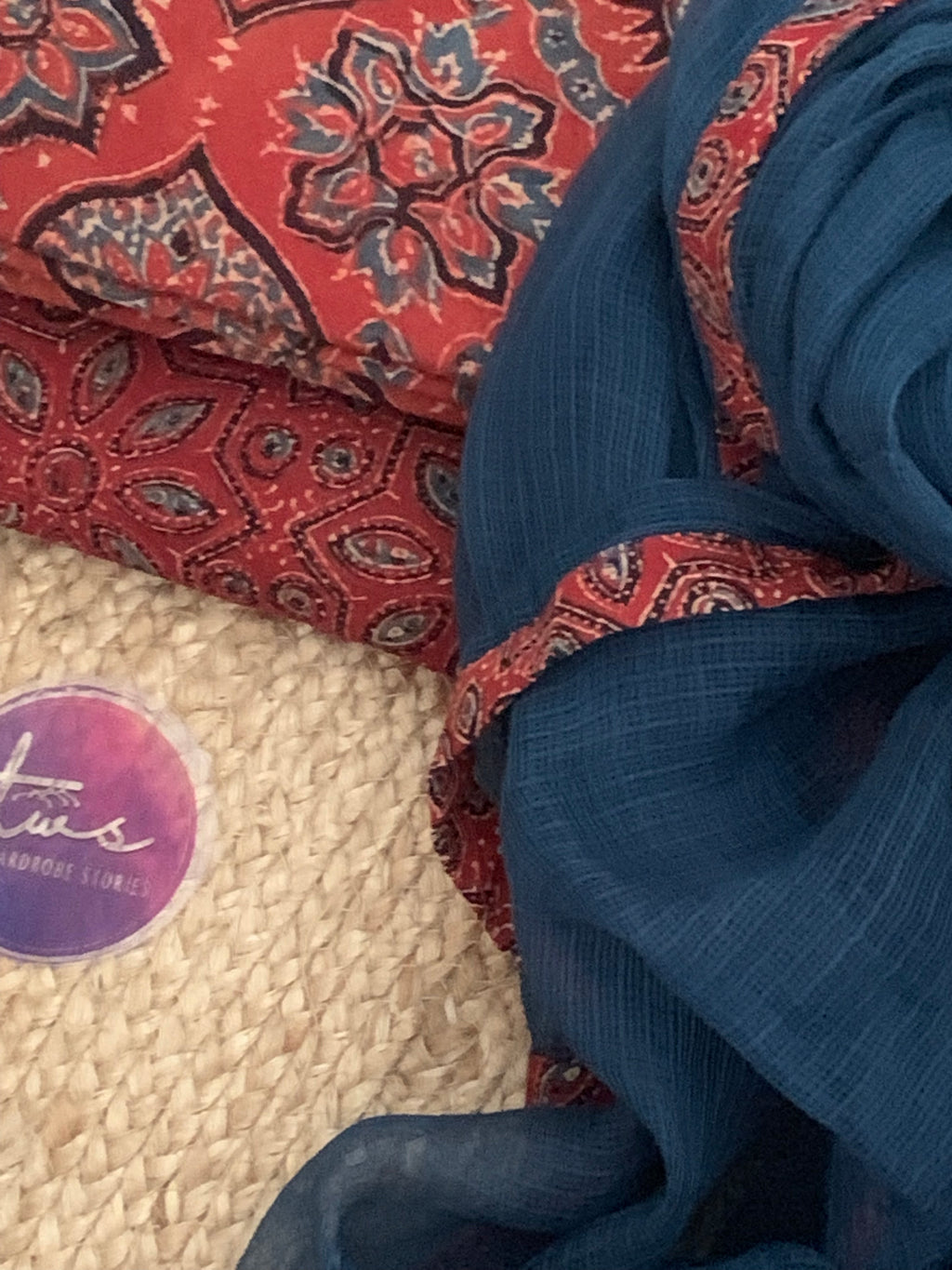 Handblock Ajrakh Kota Suit