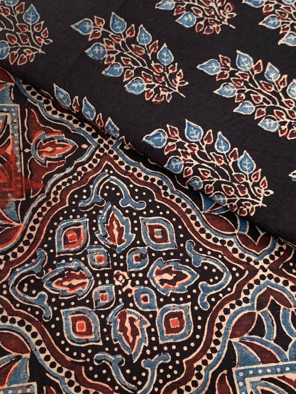 Natural Dyes Handcrafted Ajrakh Kota Suit