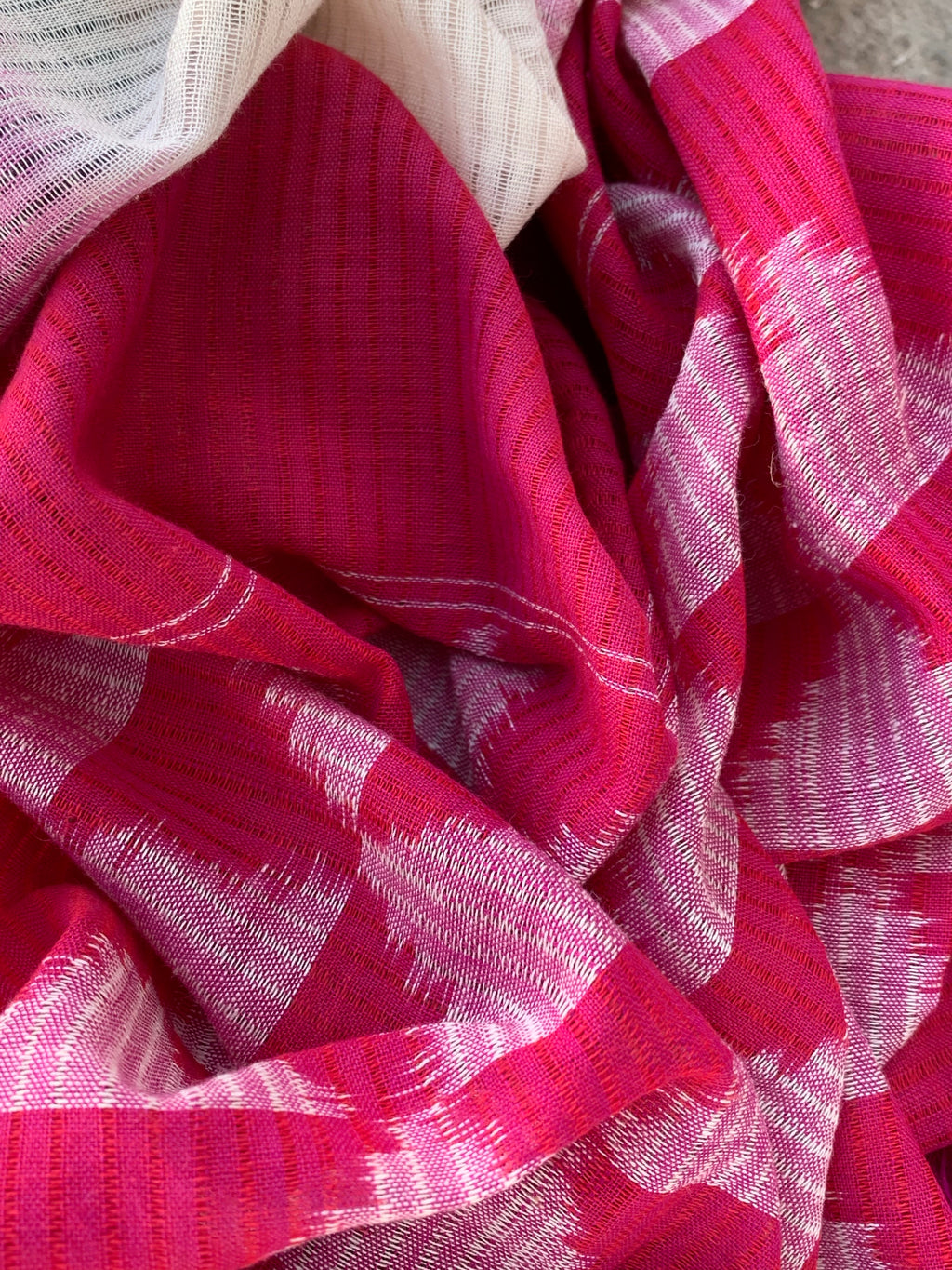 Handwoven Ikat Kurta  Dupatta set
