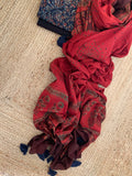 Handblock Ajrakh Suit