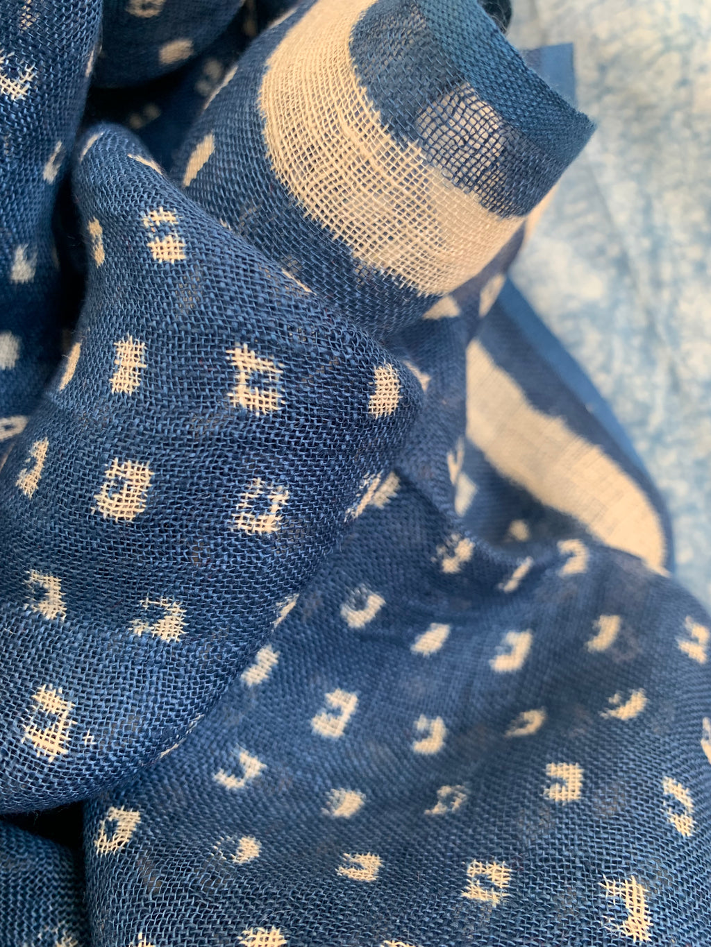 Handcrafted Linen Kurta Dupatta Set