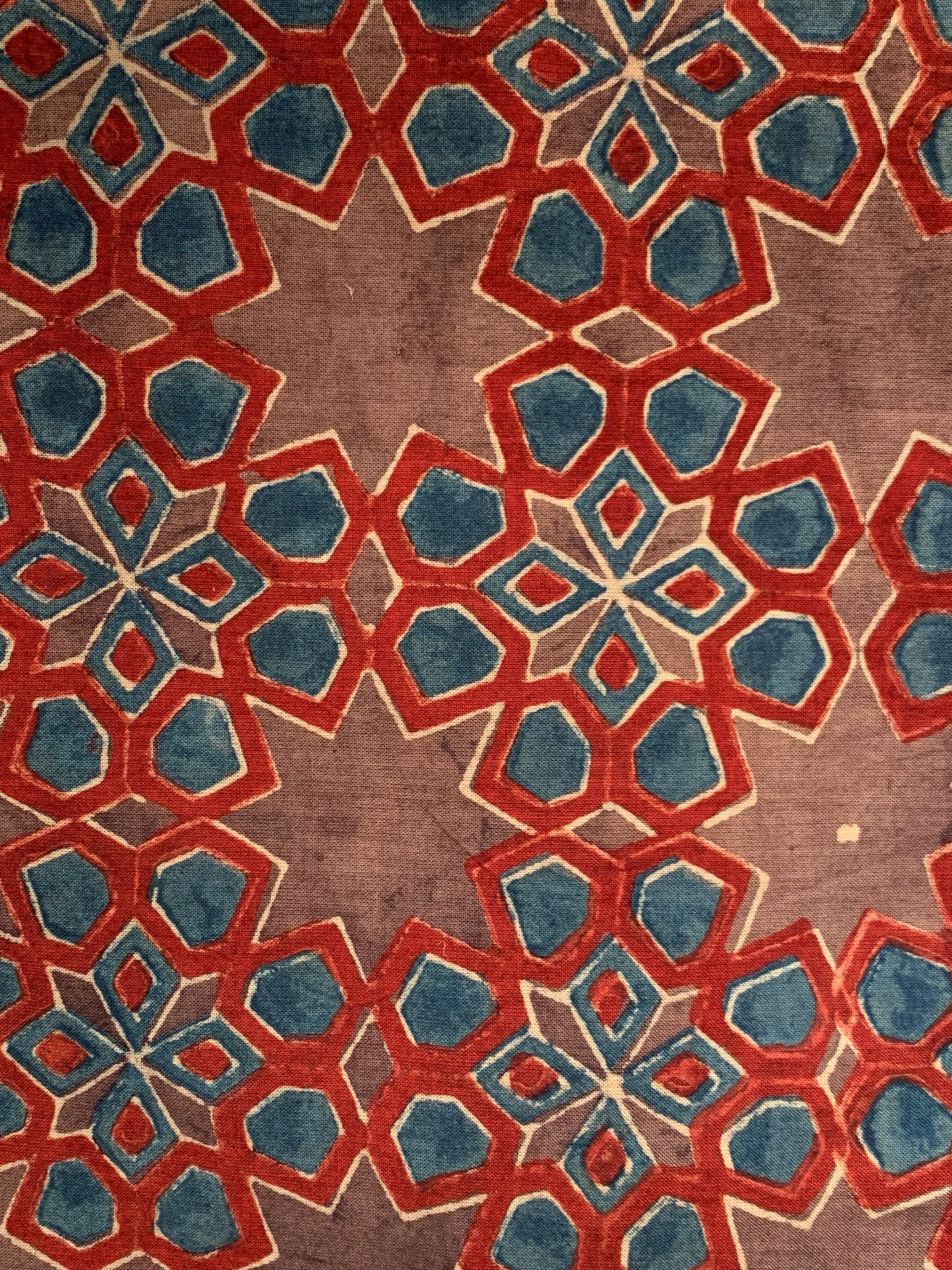 Handblock Ajrakh Kota Suit