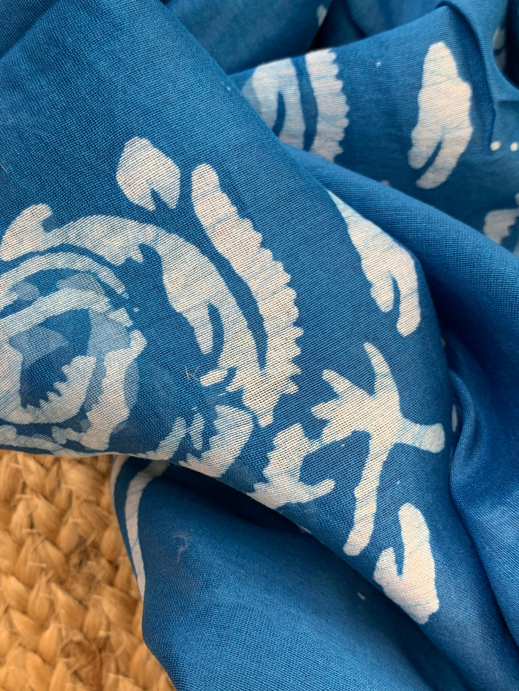 Handblock Batik Cotton Chanderi Suit