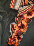 Handblock Chanderi Silk Cotton Suit