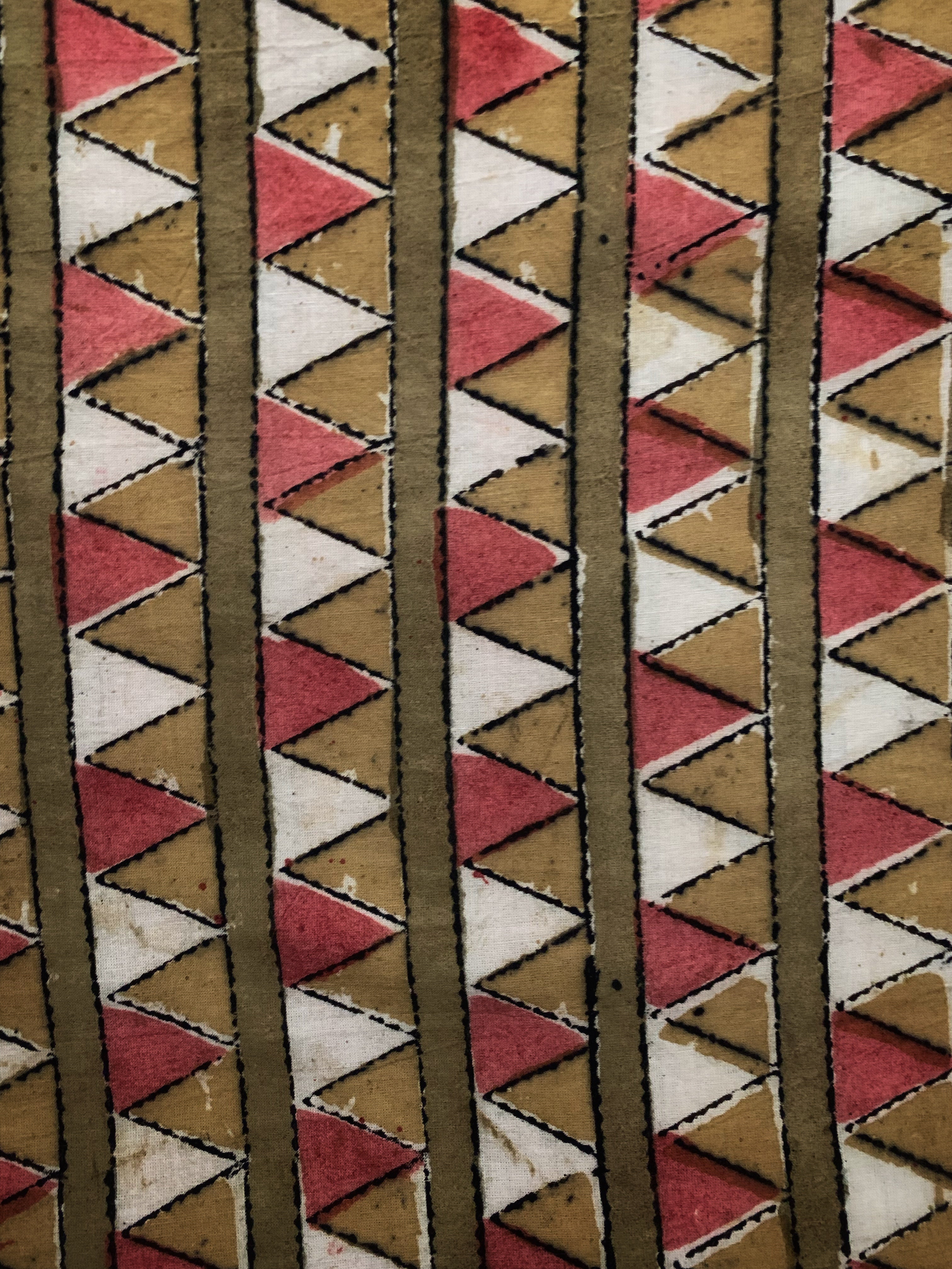 Handblock Kalamkari Cotton Mul Dupatta Suit