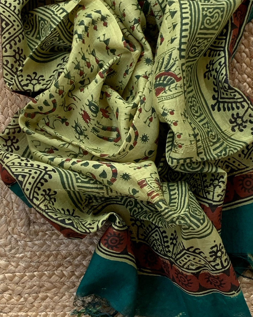 Handcrafted Cotton Chanderi Suit