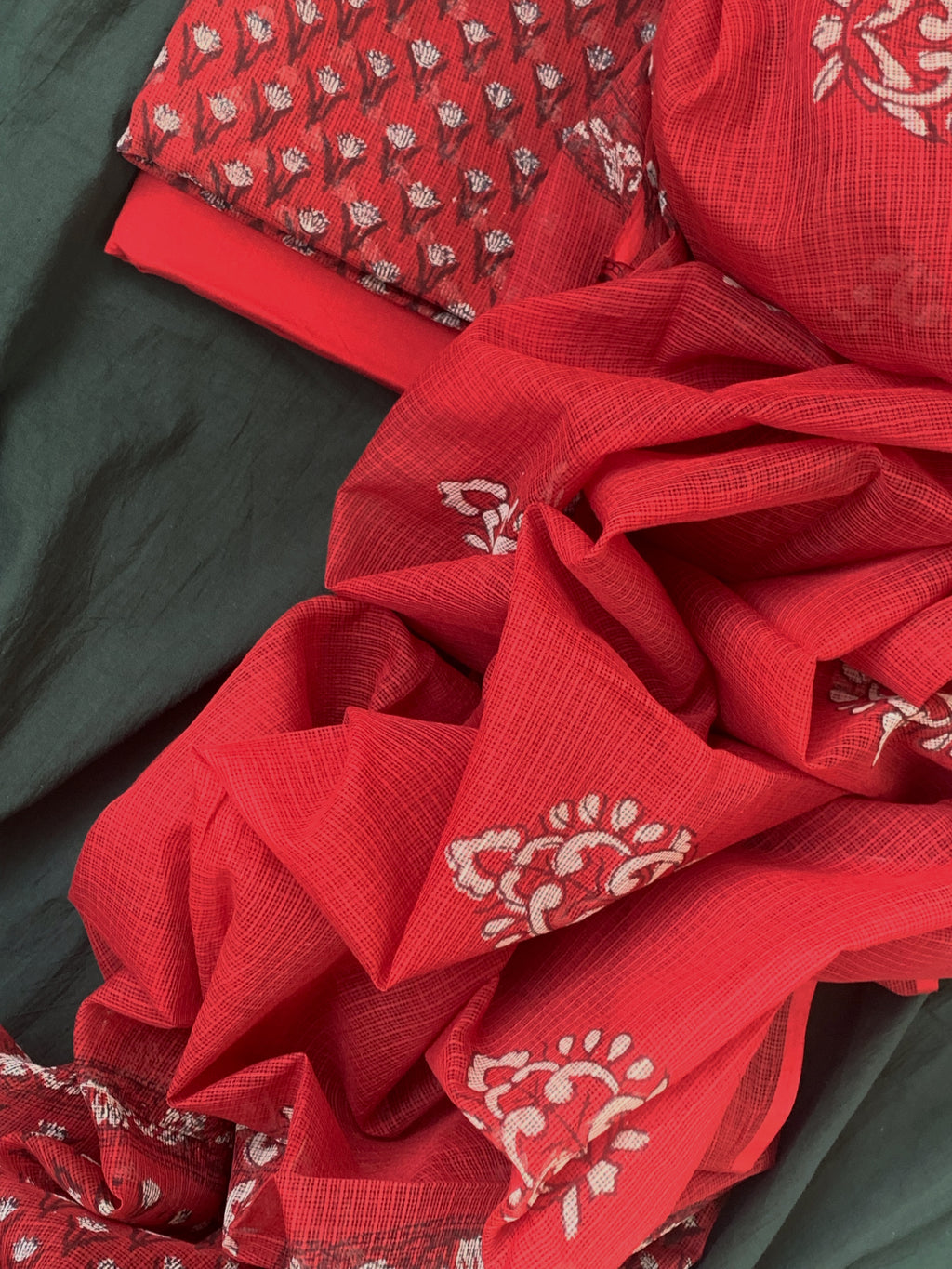 Handblock Kota Cotton Suit
