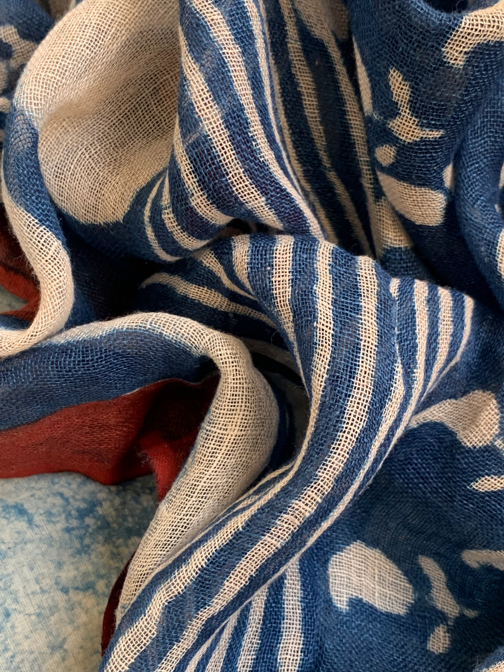 Handcrafted Linen Kurta Dupatta Set