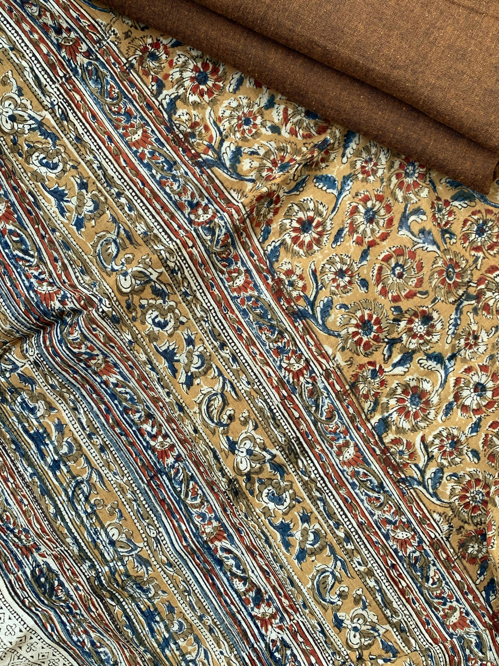 Handwoven Handcrafted Kalamkari Kurta Dupatta Set