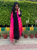 Handcrafted Tie-Dye Silk Kota Doria Dupatta