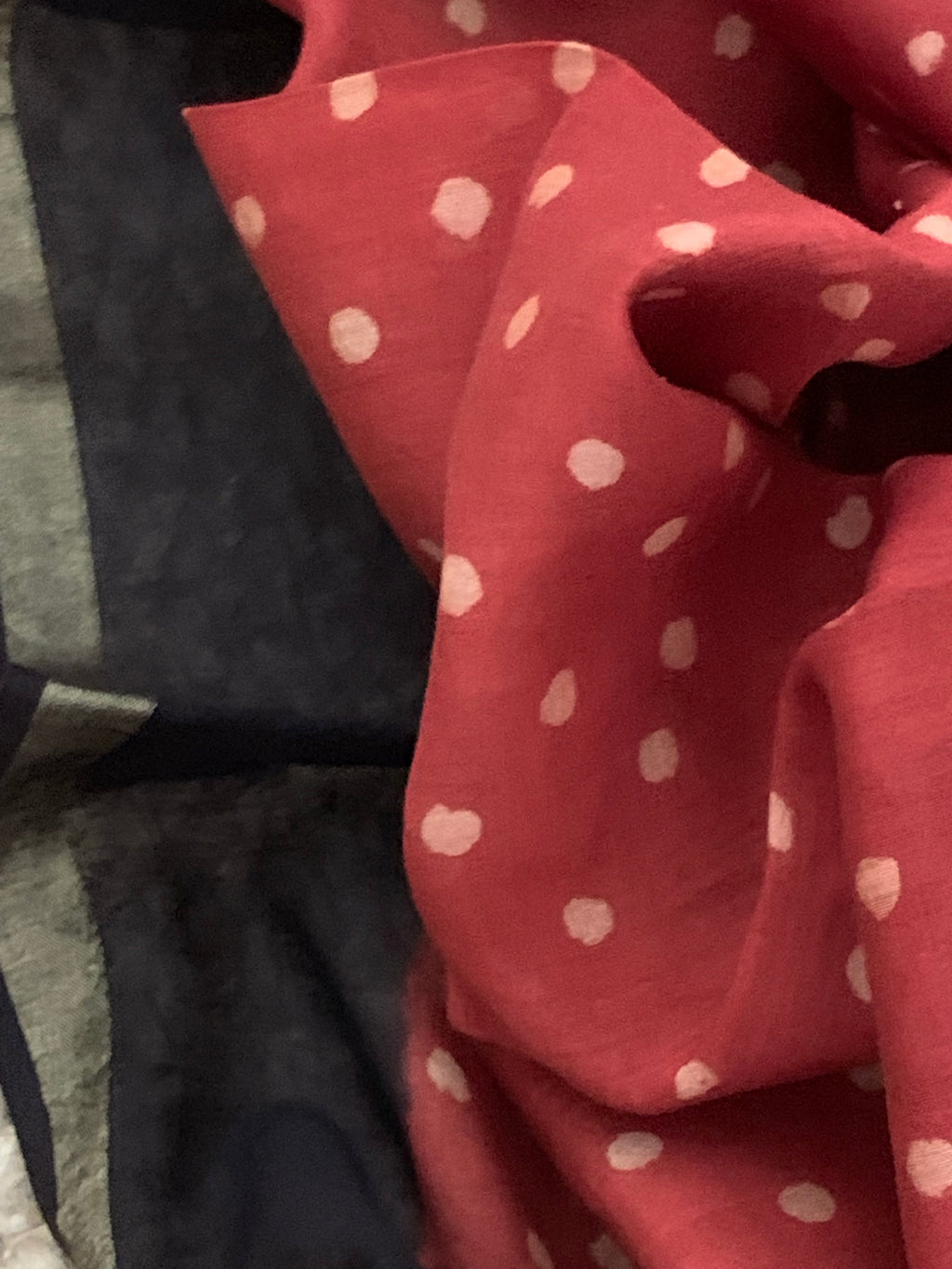 Handblock chanderi suit