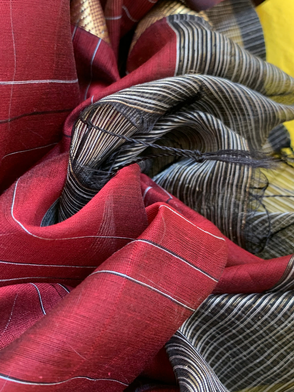 Handwoven Maheshwari Kurta dupatta set