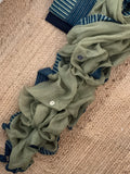 Handblock Ajrakh Cotton Kota Suit