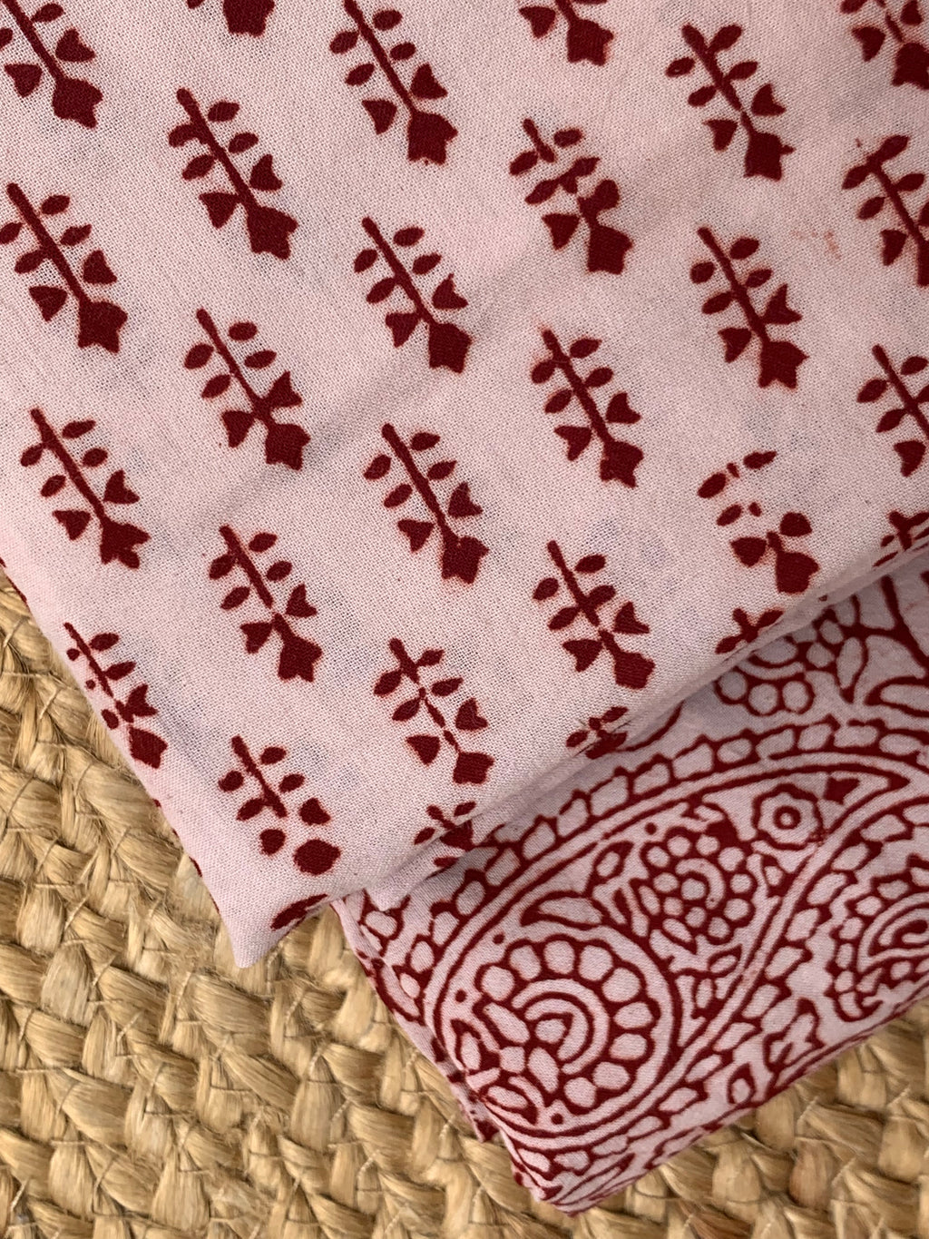 Natural Dyed Bagh Block Print Cotton Suit
