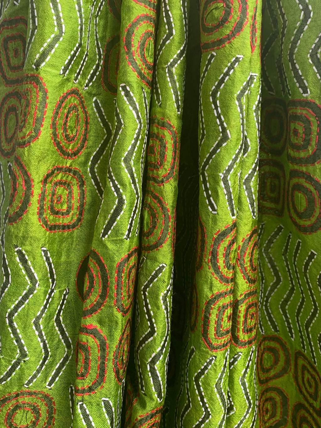 Handcrafted Kantha Cotton Silk Dupatta