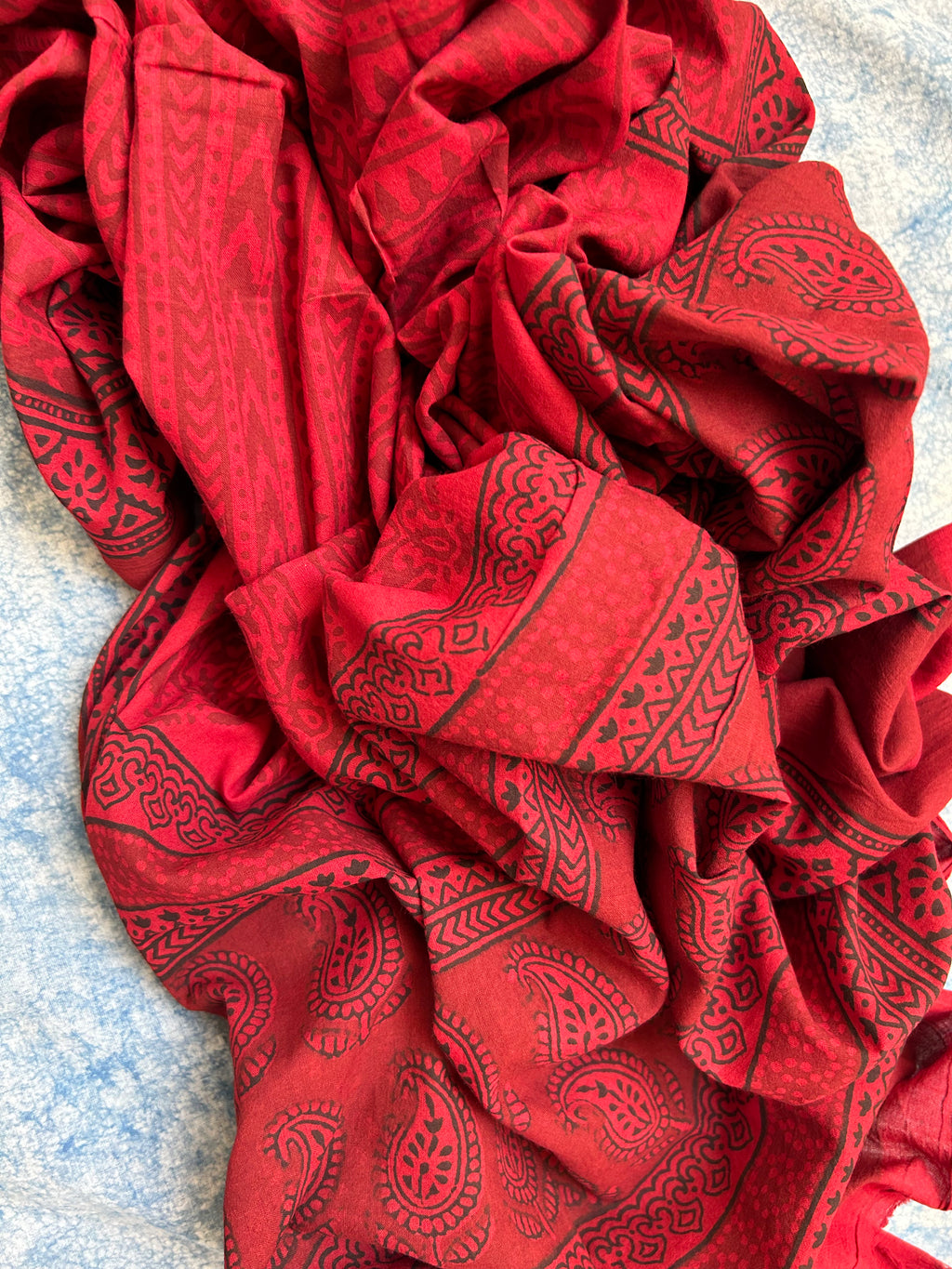 Natural Dyed Bagh Block Print Cotton Suit