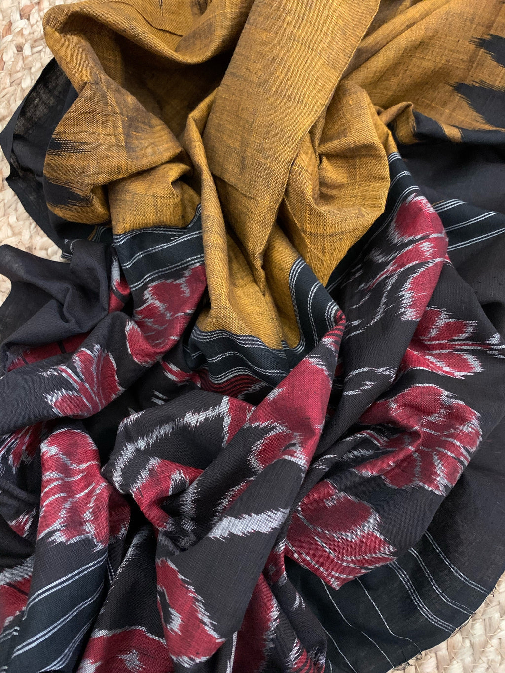 Handwoven Nuapatna Kurta Dupatta Set