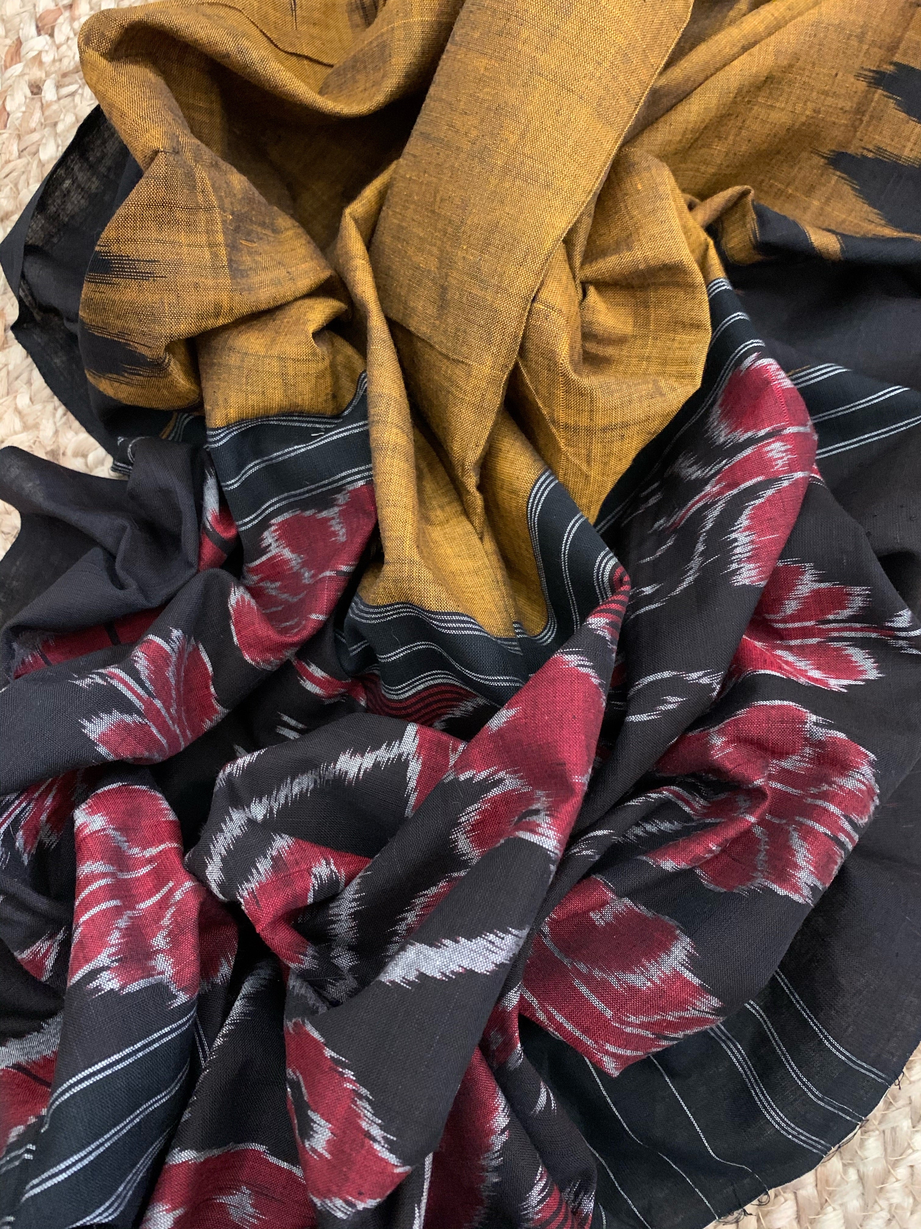 Handwoven Nuapatna Kurta Dupatta Set