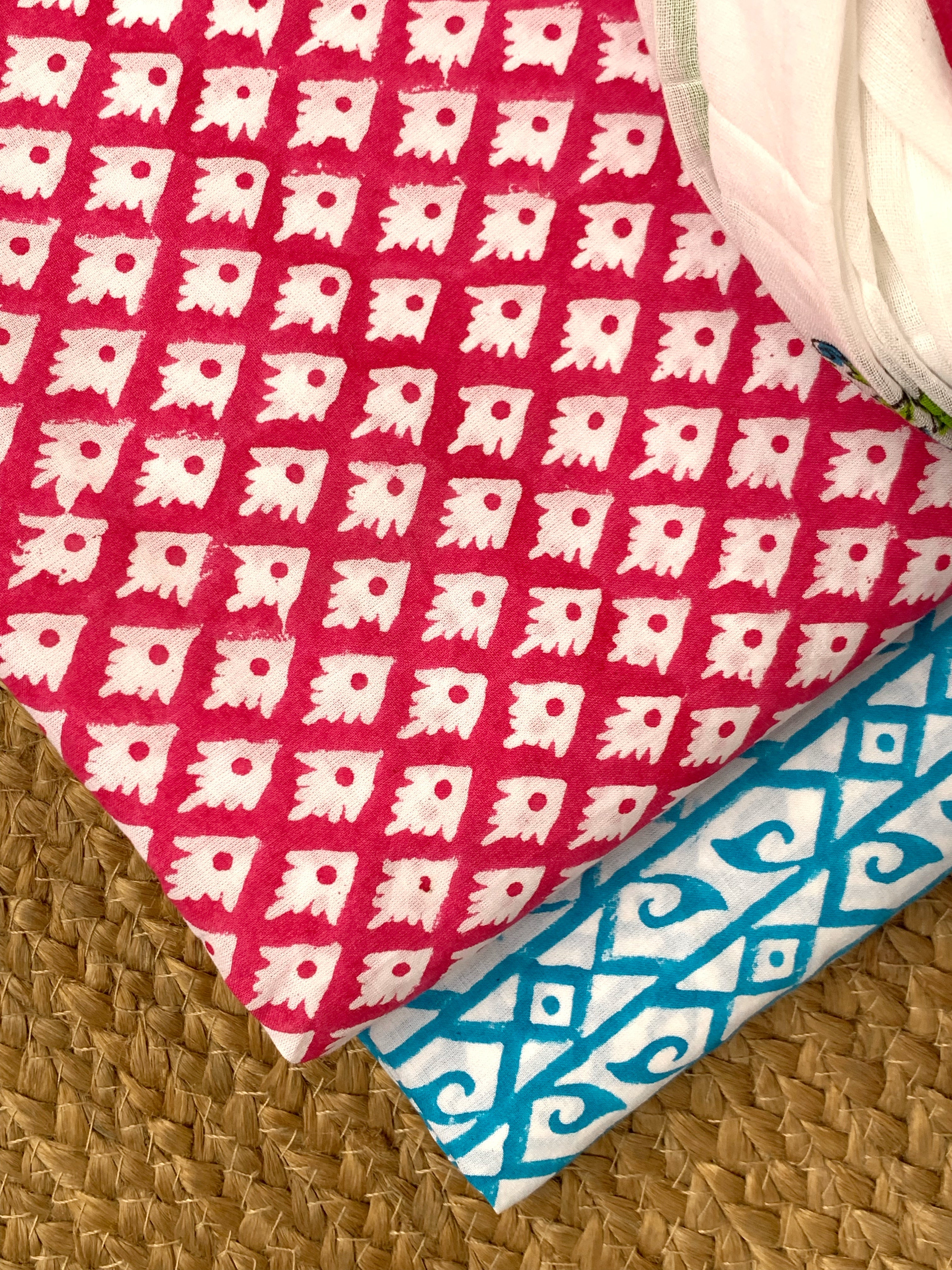 Handblock Cotton Suit